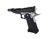 AEX Custom UBE COOKIES AND CREAM Tokyo Marui Hi Capa 5.1 Gas Blowback Pistol Black / Purple / Silver