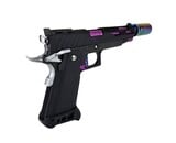 AEX Custom UBE COOKIES AND CREAM Tokyo Marui Hi Capa 5.1 Gas Blowback Pistol Black / Purple / Silver