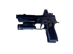 Airsoft Extreme AEX Custom WATER MOCCASIN Sig Sauer P320 Xcarry Gas Blowback Pistol Black