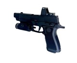 AEX Custom WATER MOCCASIN Sig Sauer P320 Xcarry Gas Blowback Pistol Black