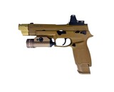 AEX Custom COPPERHEAD Sig Sauer P320 M17 Gas Blowback Pistol Tan