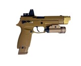 AEX Custom COPPERHEAD Sig Sauer P320 M17 Gas Blowback Pistol Tan