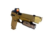AEX Custom COPPERHEAD Sig Sauer P320 M17 Gas Blowback Pistol Tan