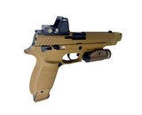 AEX Custom COPPERHEAD Sig Sauer P320 M17 Gas Blowback Pistol Tan
