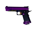 AEX Custom Ultraviolet Hi Capa 5.1 Gas Blowback Pistol Rainbow / Black / Purple