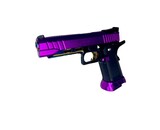 AEX Custom Ultraviolet Hi Capa 5.1 Gas Blowback Pistol Rainbow / Black / Purple