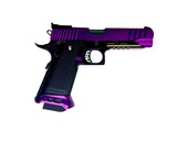 AEX Custom Ultraviolet Hi Capa 5.1 Gas Blowback Pistol Rainbow / Black / Purple
