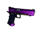 AEX Custom Ultraviolet Hi Capa 5.1 Gas Blowback Pistol Rainbow / Black / Purple