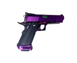 AEX Custom Ultraviolet Hi Capa 5.1 Gas Blowback Pistol Rainbow / Black / Purple