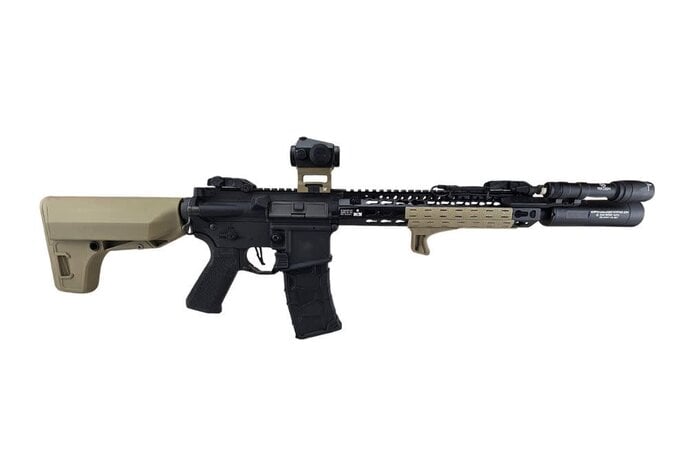 AEX Custom MIDNIGHT CRISIS VFC Avalon Saber CQB Keymod Gen2 Black / Tan