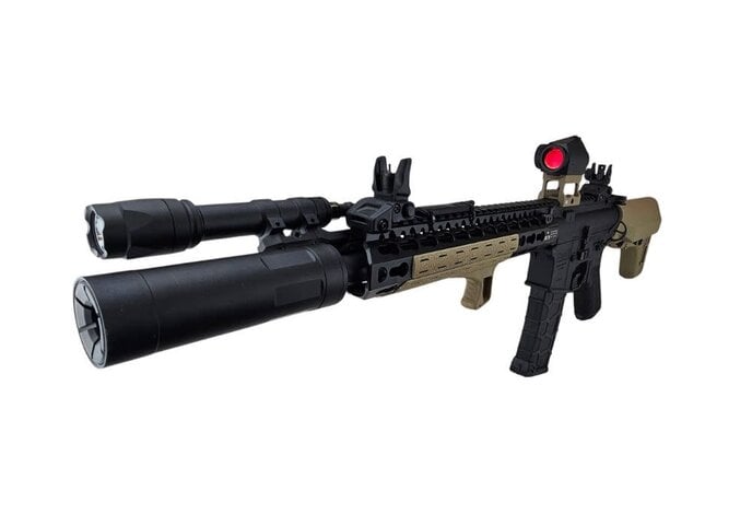 AEX Custom MIDNIGHT CRISIS VFC Avalon Saber CQB Keymod Gen2 Black / Tan
