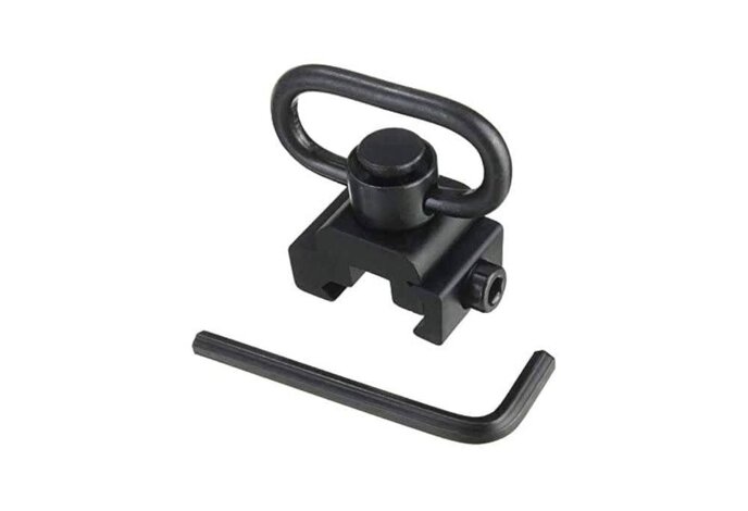 Quick detach 1" sling mount, weaver