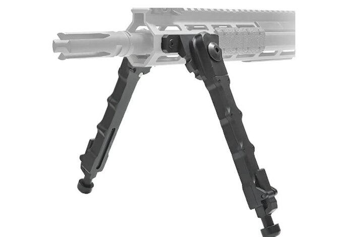 MLOK mounted bipod, black