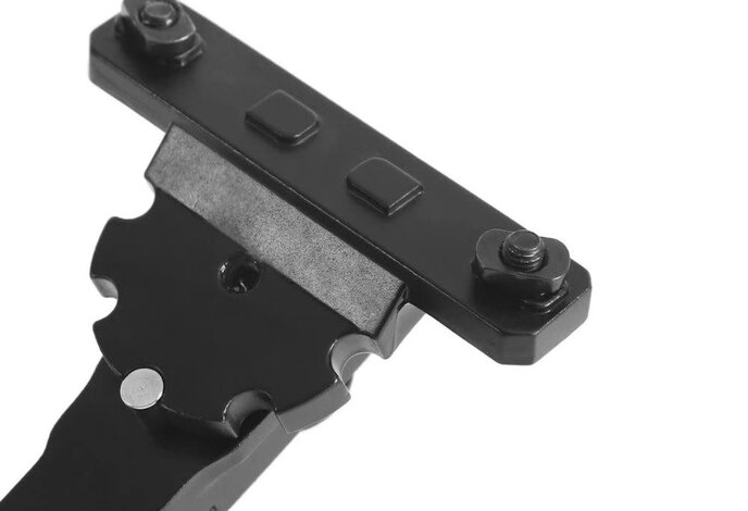 MLOK mounted bipod, black