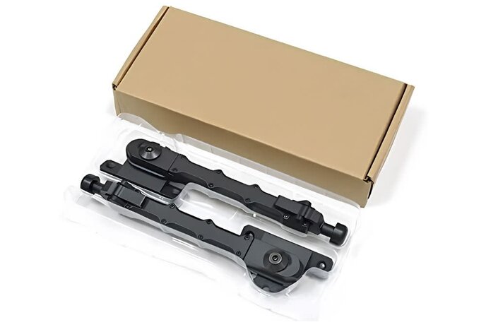 MLOK mounted bipod, black