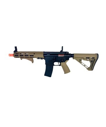 Airsoft Extreme AEX Custom Dust Reaper Classic Army URGI MWS 10" Gas Blowback Rifle, Black/tan