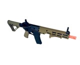AEX Custom Dust Reaper Classic Army URGI MWS 10" Gas Blowback Rifle, Black/tan