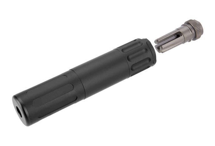 Atlas QD 6.5" Mock Suppressor with Flash Hider Black