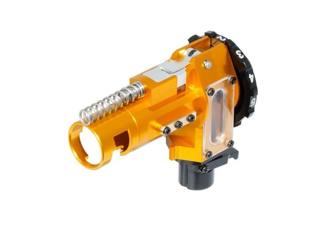 Maxx Model CNC Aluminum Hopup Chamber for M4 / M16 Series Airsoft AEG Rifles (Model M4E)
