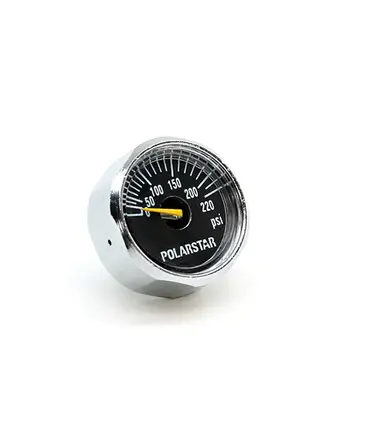 PolarStar PolarStar Gauge, 0-220psi, 25mm (for MRS and GEN1 / GEN2 Micro Regulator)