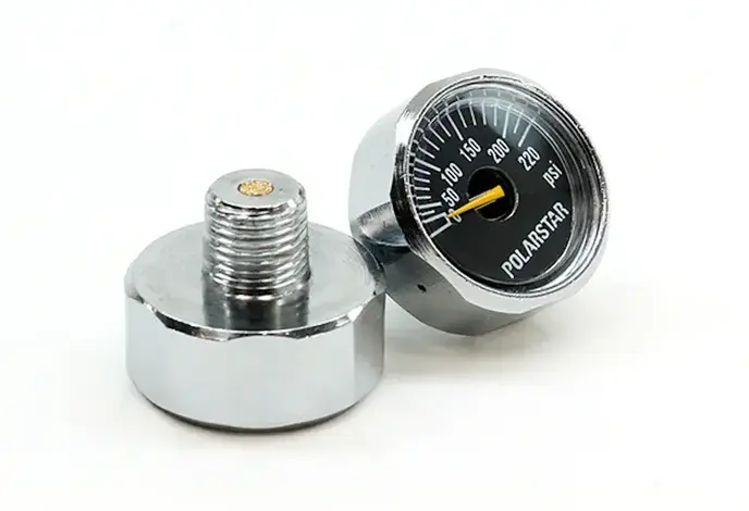 PolarStar Gauge, 0-220psi, 25mm (for MRS and GEN1 / GEN2 Micro Regulator)
