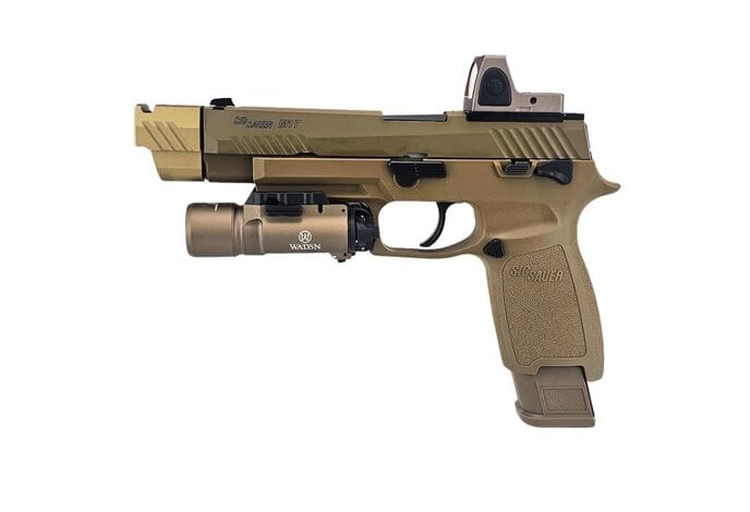 AEX Custom 5.0 SHADES OF FDE | SIG P320 M17 Gas Blowback Airsoft Pistol