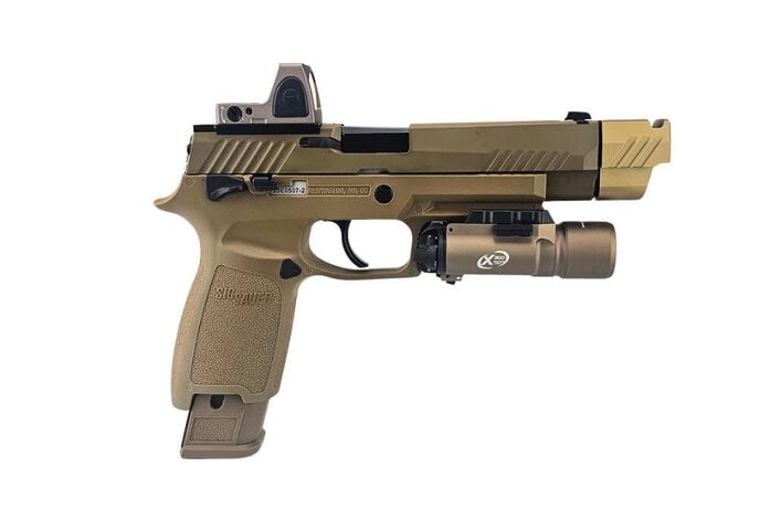 AEX Custom 5.0 SHADES OF FDE | SIG P320 M17 Gas Blowback Airsoft Pistol