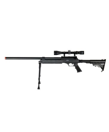 Well Well MB06 sniper rifle, 460 fps w/bipod and scope