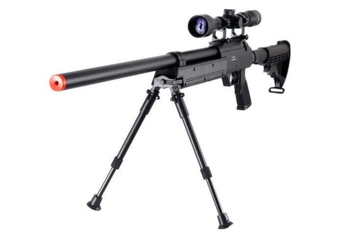 Well MB06 sniper rifle, 460 fps w/bipod and scope