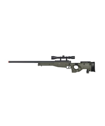 Well Well MB08 460 fps sniper rifle, OD, w/scope