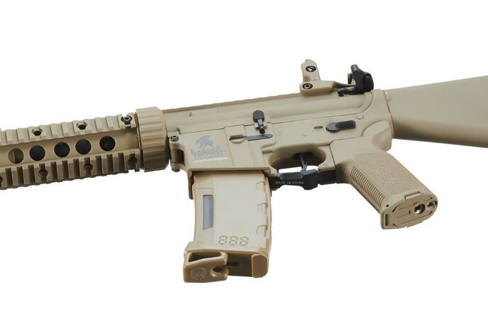 Lancer Tactical Gen3 M4 AEG w/stubby stock, tan