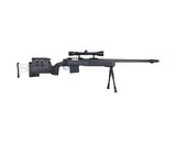 Well MB4417B M40A5 460 fps sniper rifle, black