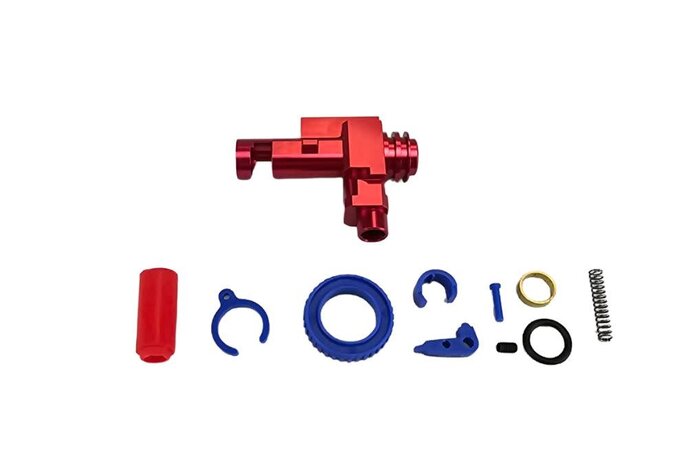 M4 aluminum rotary hop up unit, red