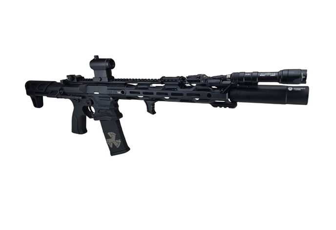 AEX Custom NO KNOCK G&G BAMF Team Cobalt Kinetics Licensed Rifle, AEG