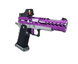 AEX Custom PURPLE REIGN Tokyo Marui Hi Capa 5.1 Gas Blowback Pistol, Purple/Silver/Black