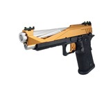 AEX Custom THE BLACK OPS - Tokyo Marui Hi Capa 5.1 Gas Blowback Pistol, Orange / Black