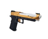 AEX Custom THE BLACK OPS - Tokyo Marui Hi Capa 5.1 Gas Blowback Pistol, Orange / Black