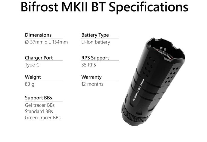 Acetech Bifrost Mk2 tracer unit, black