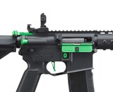Lancer Tactical Gen 3 ZION ETU Archon 9" M-LOK M4 Airsoft Rifle w/ Delta Stock (Black & Green)