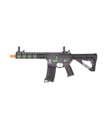 Lancer Tactical Lancer Tactical Gen 3 ZION ETU Archon 9" M-LOK M4 Airsoft Rifle w/ Delta Stock (Black & Green)