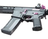 Lancer Tactical Gen 3 ZION ETU Archon 9" M-LOK M4 Airsoft Rifle w/ Delta Stock (Black & Purple)