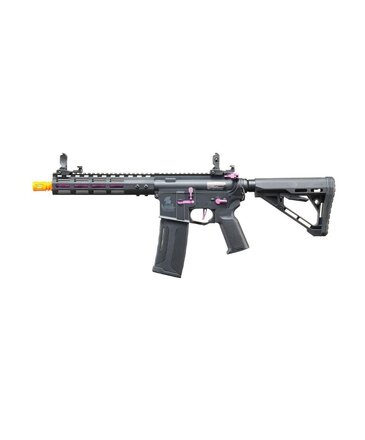 Lancer Tactical Lancer Tactical Gen 3 ZION ETU Archon 9" M-LOK M4 Airsoft Rifle w/ Delta Stock (Black & Purple)