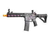 Lancer Tactical Gen 3 ZION ETU Archon 9" M-LOK M4 Airsoft Rifle w/ Delta Stock (Black & Purple)