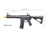 Lancer Tactical Gen 3 ZION ETU Archon 9" M-LOK M4 Airsoft Rifle w/ Delta Stock (Black & Purple)