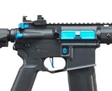 Lancer Tactical Gen 3 ZION ETU Archon 9" M-LOK M4 Airsoft Rifle w/ Delta Stock (Black & Blue)