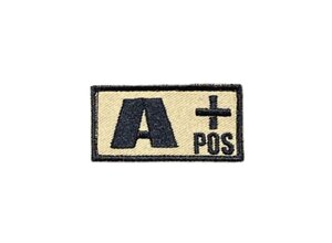 Tactical Outfitters Tactical Outfitters blood type A+ patch