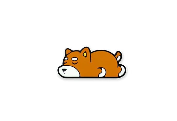Tactical Outfitters Shiba Inu Napping catseye patch