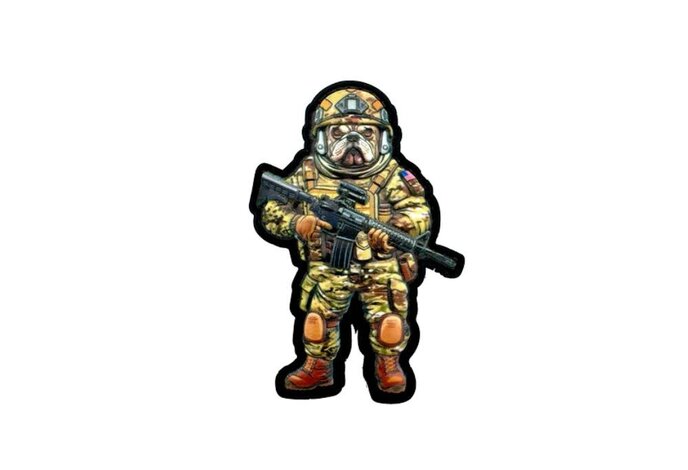Tactical Outfitters Battle Bulldog PVC patch