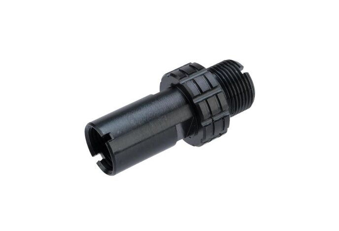 Nineball NEO silencer attachment system for Marui MP7A1