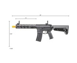 BG Defense Type-A MK2 10" Gen 3 M4 AEG Rifle, Black